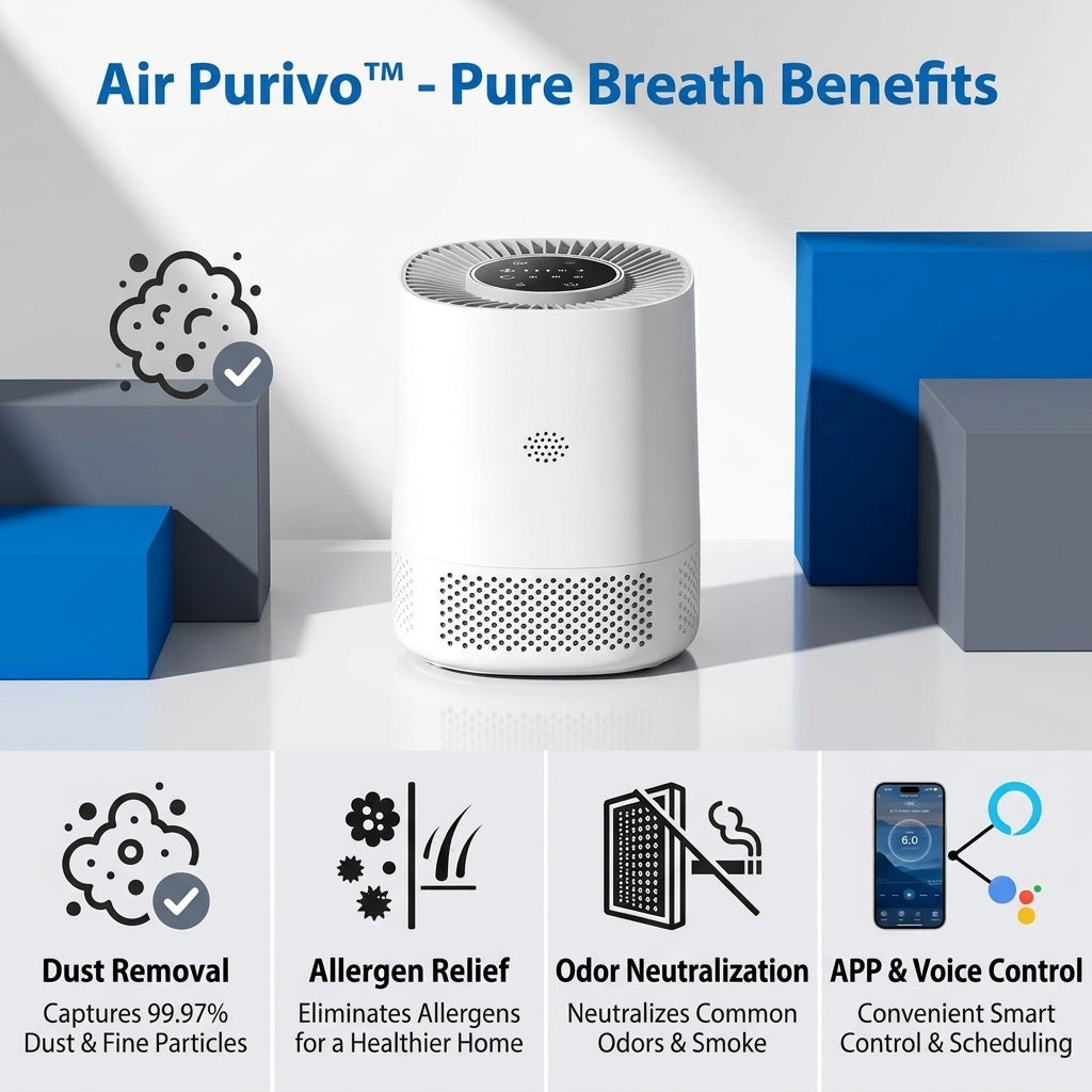 Air Purivo™ Elite Smart Wifi Air Purifier